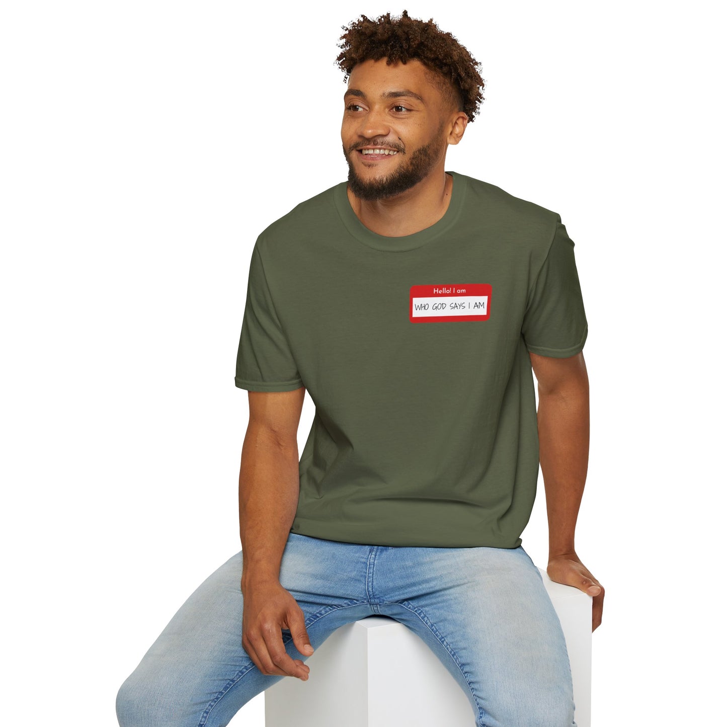 Men's Personalized Icebreaker T-Shirt - Who God Says I Am