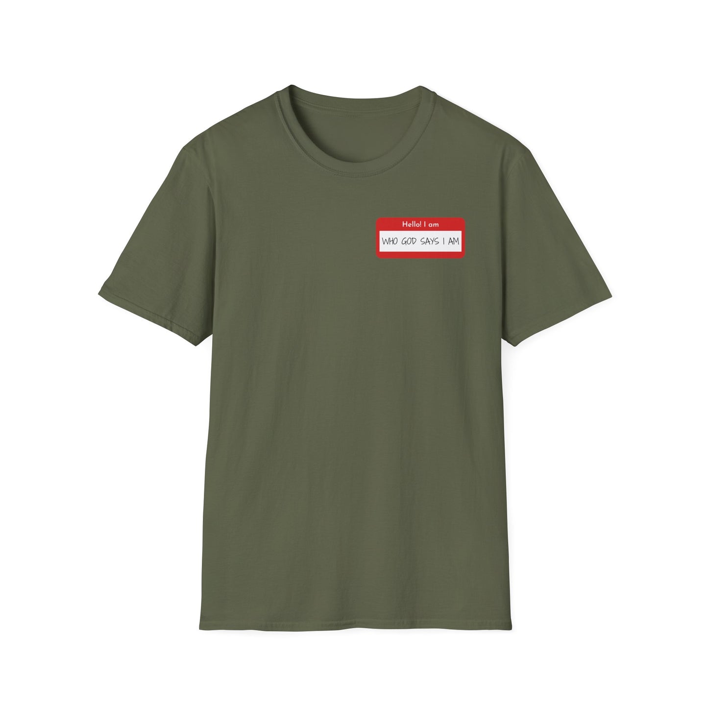 Personalized Statement T-Shirt For Her - Who God Says I Am, Casual Tee