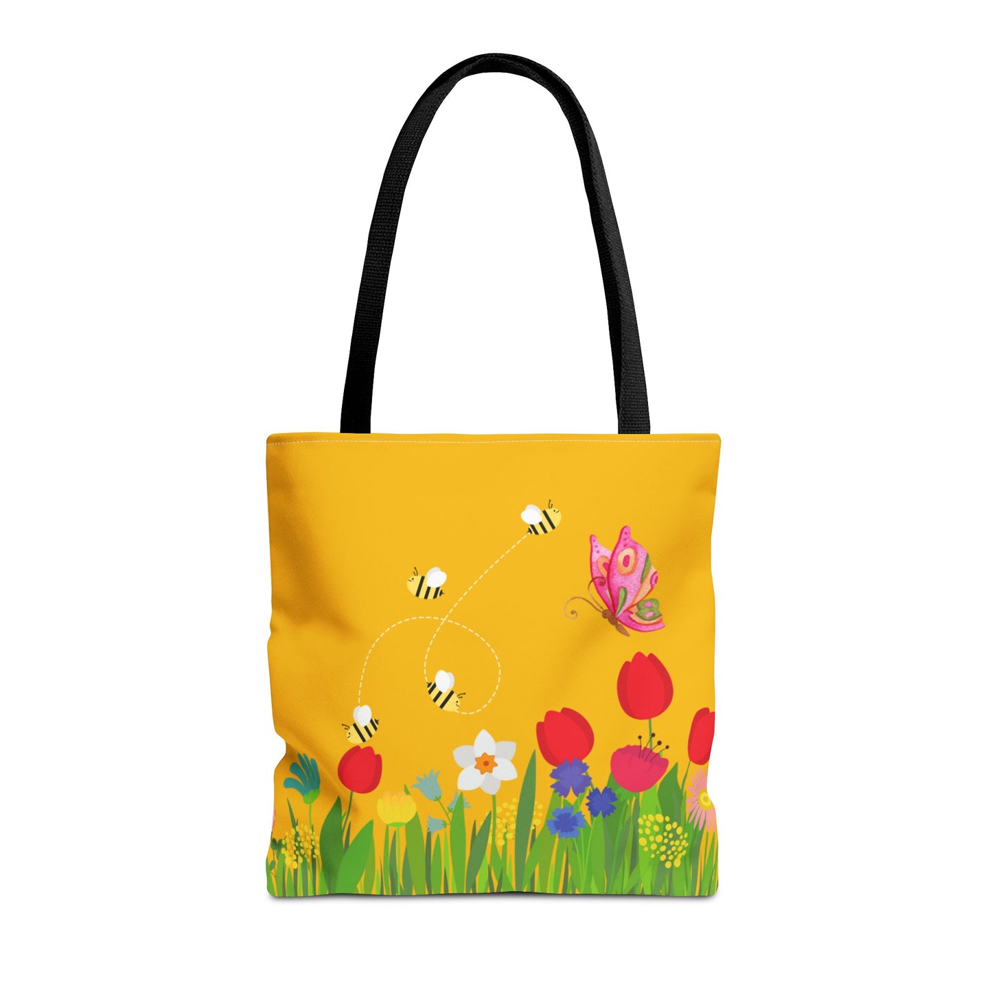 Artsy Floral Tote Bag