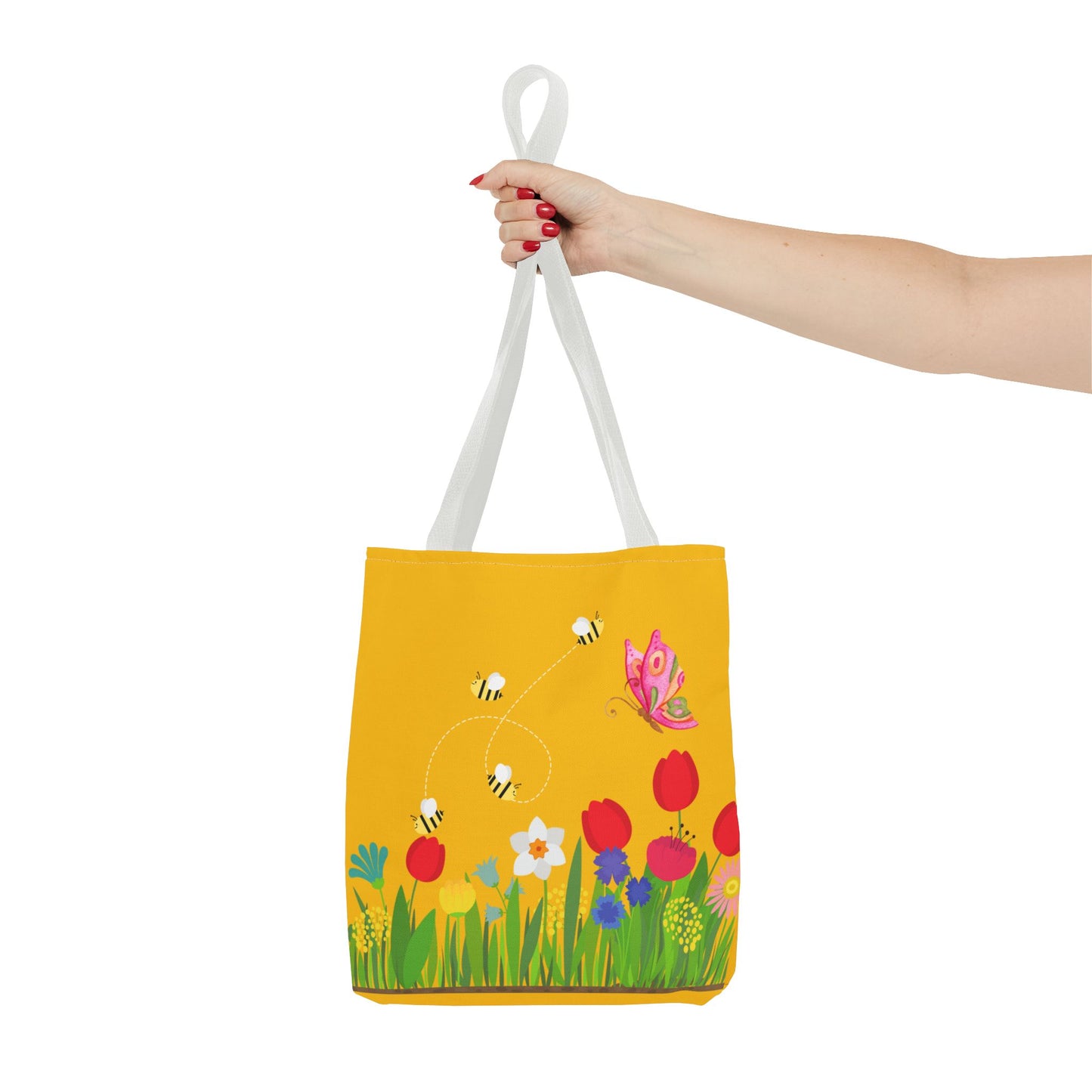Artsy Floral Tote Bag