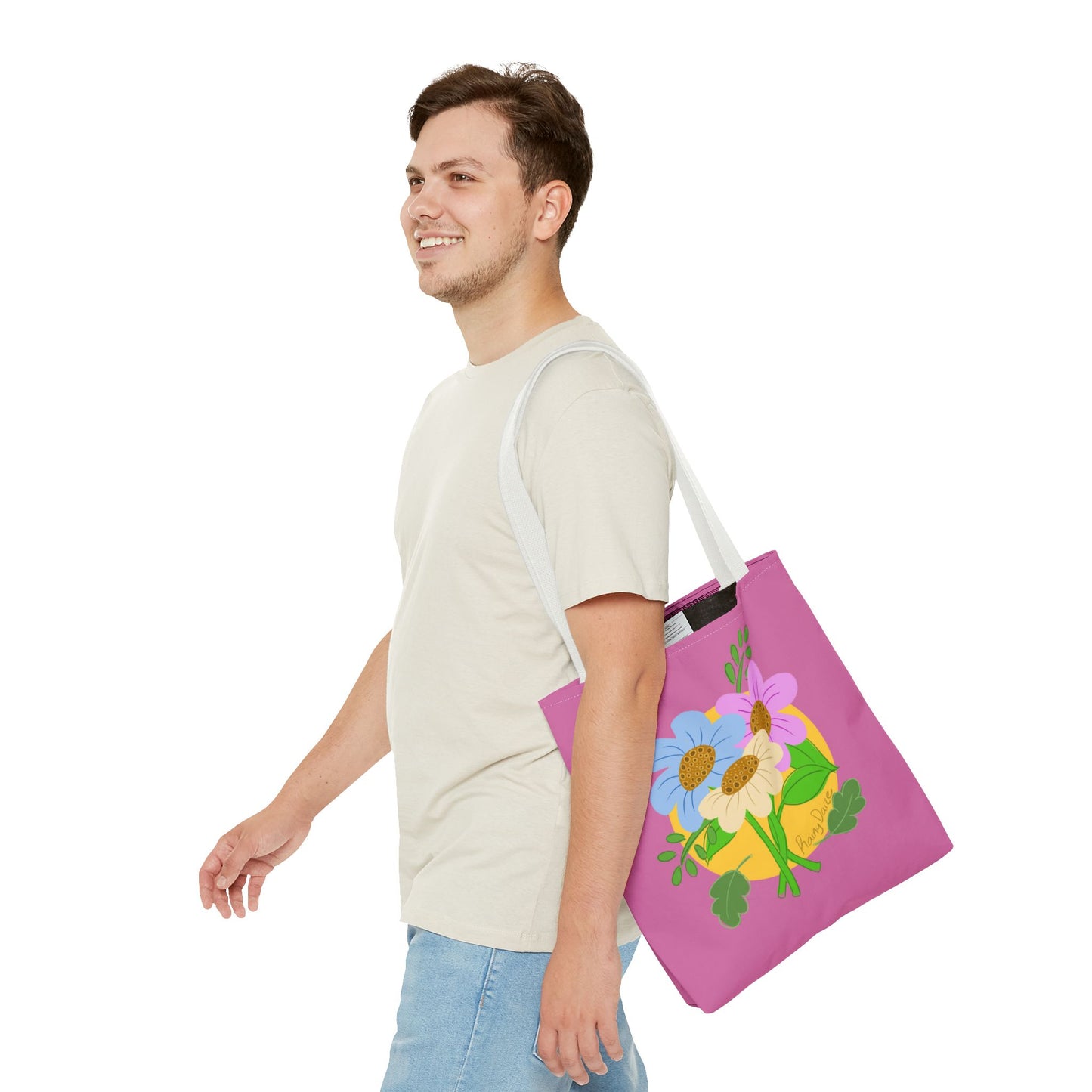 Artsy Floral Tote Bag