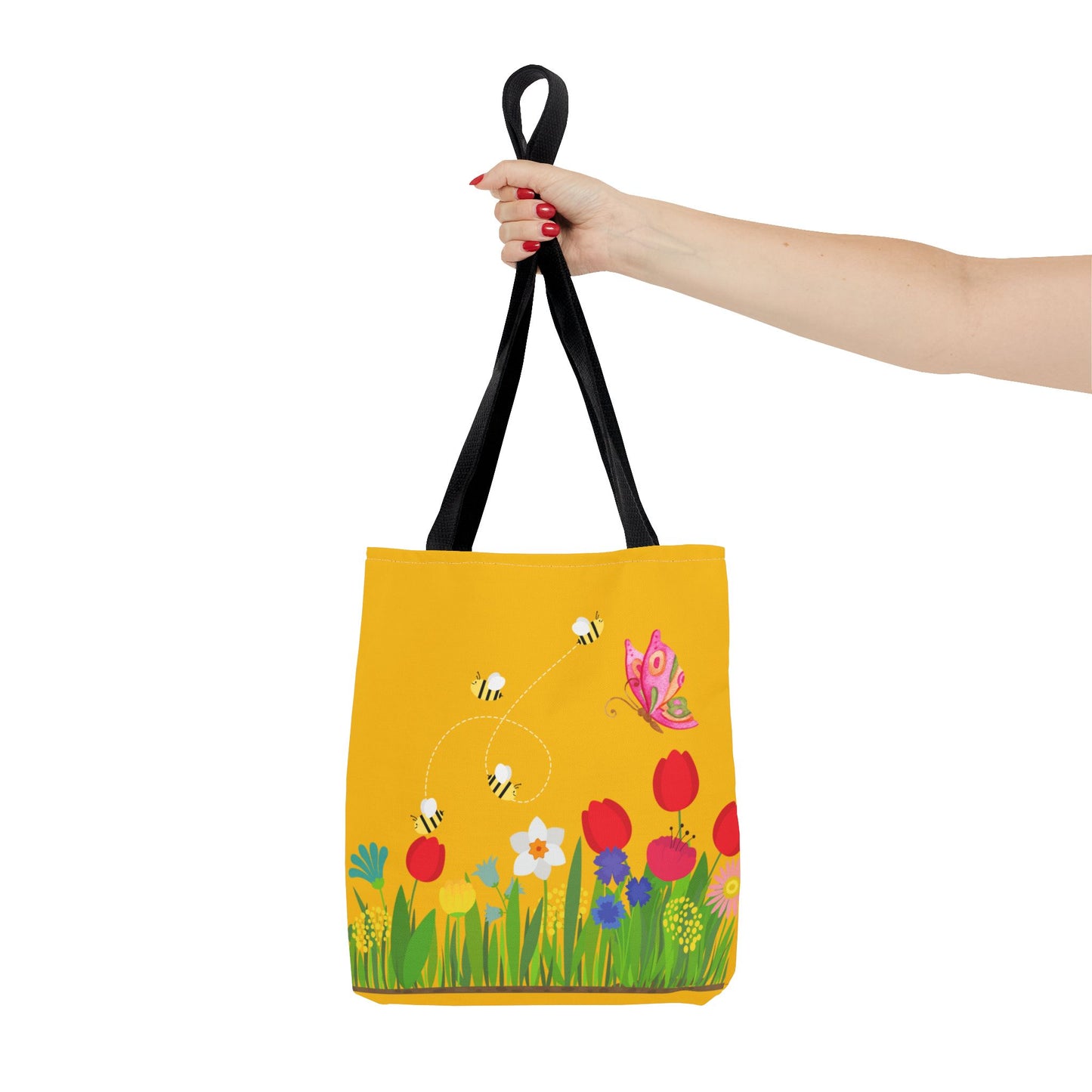 Artsy Floral Tote Bag