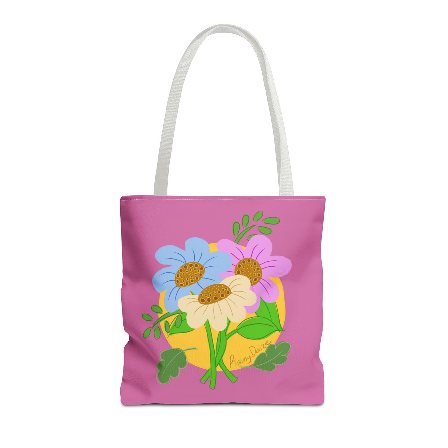 Artsy Floral Tote Bag
