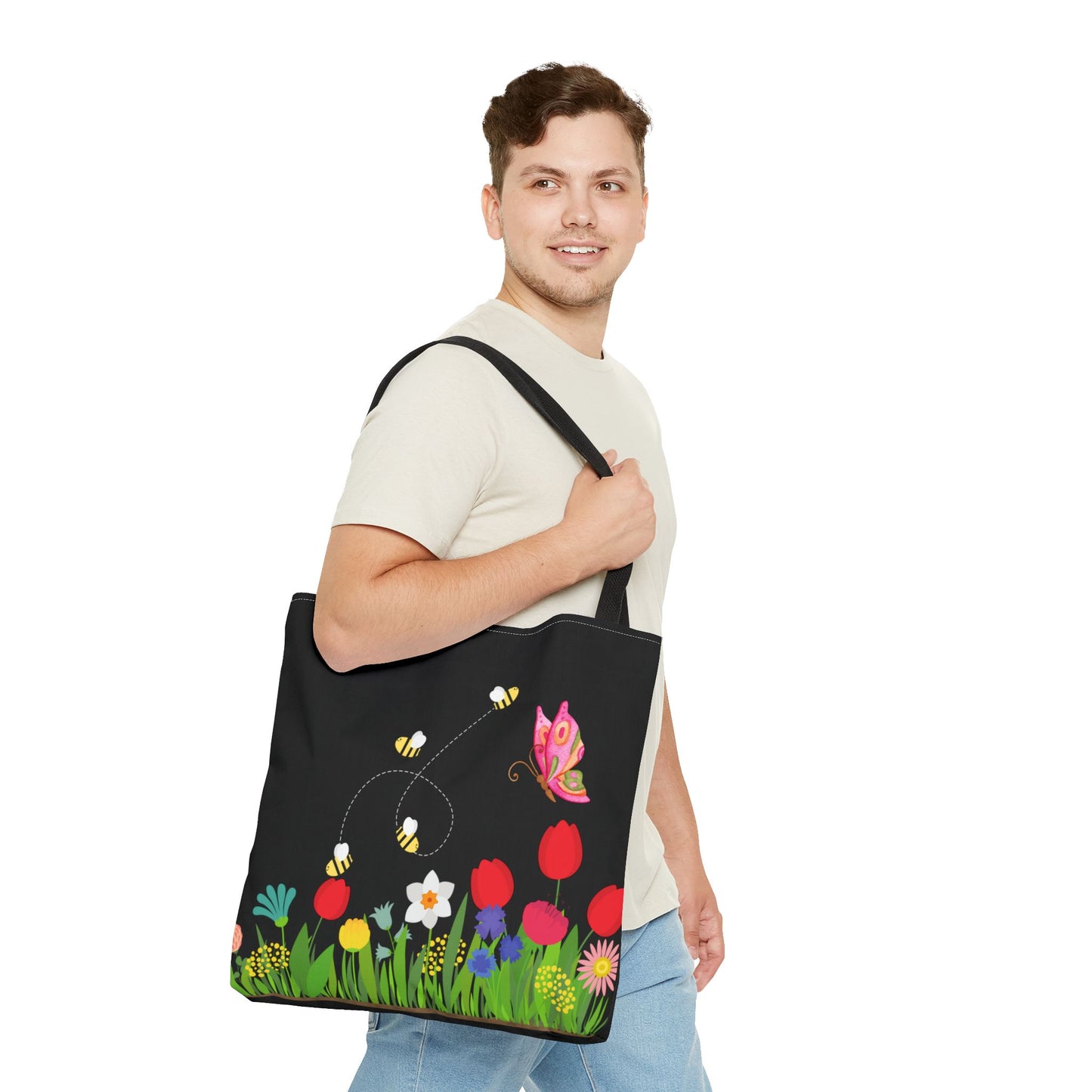 Colorful Garden Tote Bag