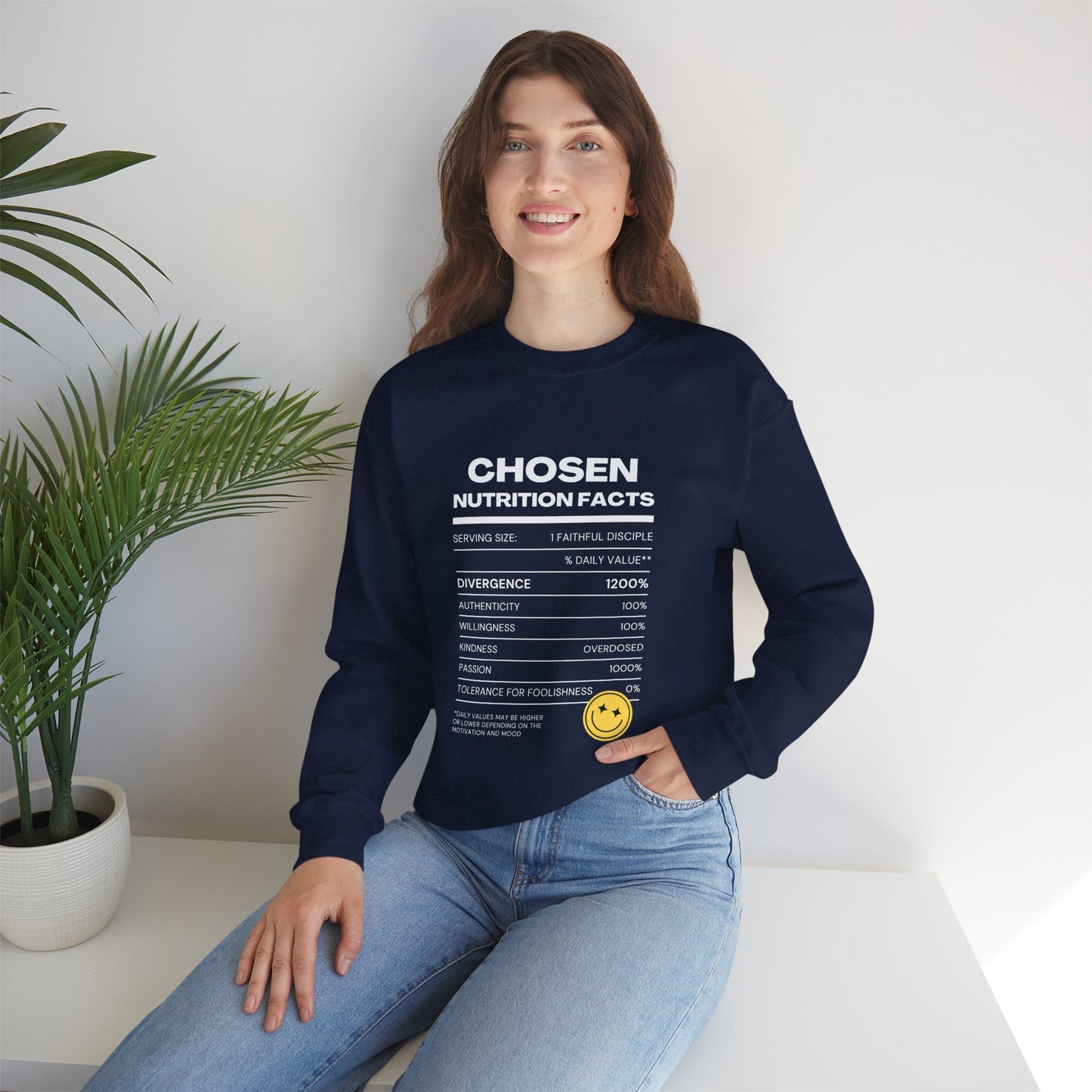 Fun Crewneck Sweatshirt For Her