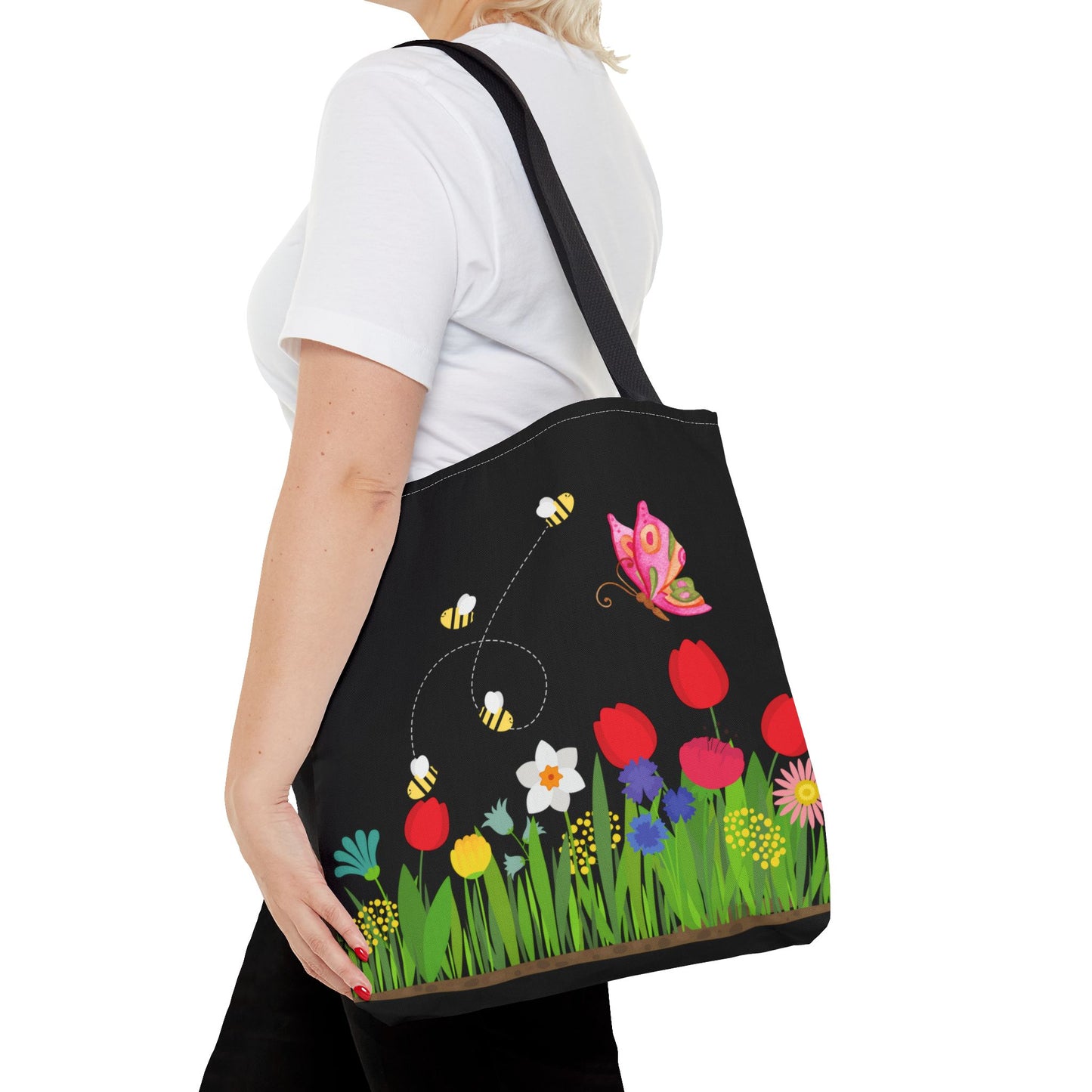Colorful Garden Tote Bag