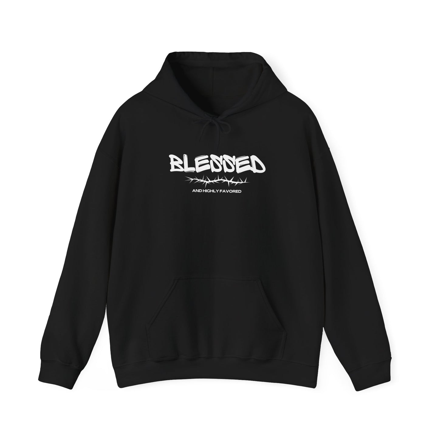 Blessed Men's Heavy Blend Hoodie - Inspirational Graphic Hoodie