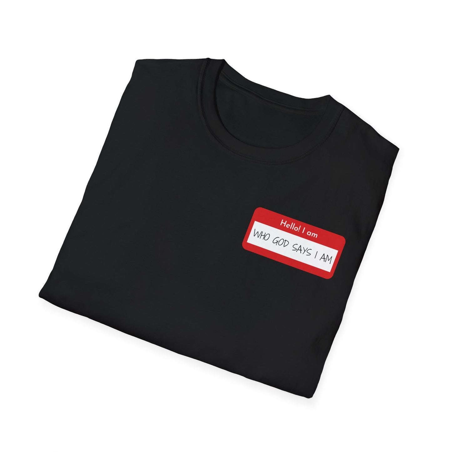Men's Personalized Icebreaker T-Shirt - Who God Says I Am