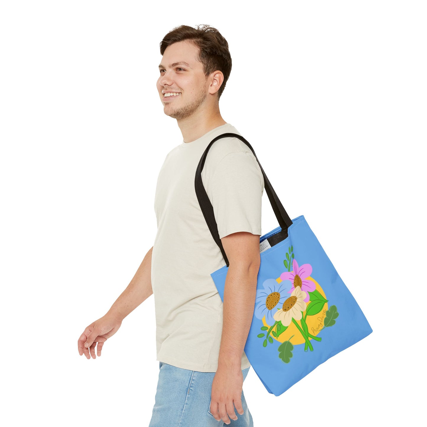 Cute Floral Tote Bag