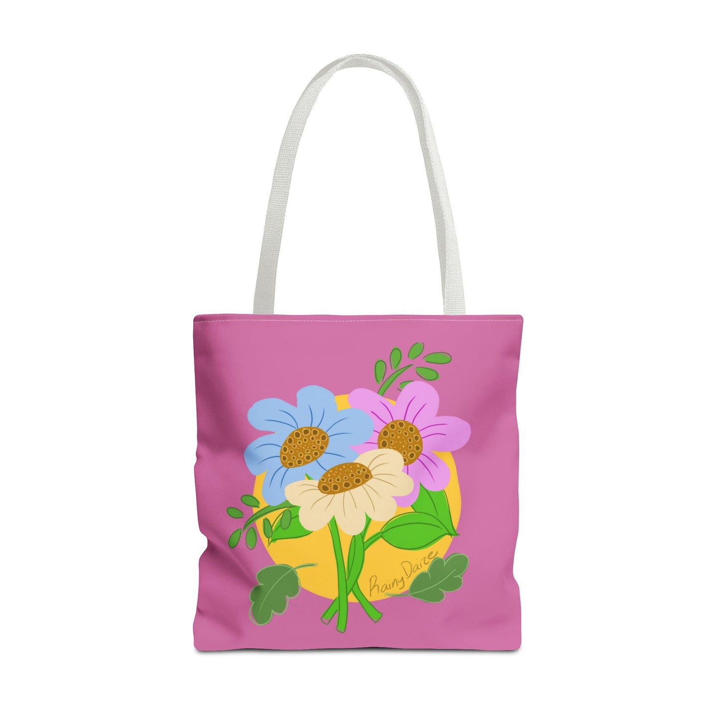 Artsy Floral Tote Bag
