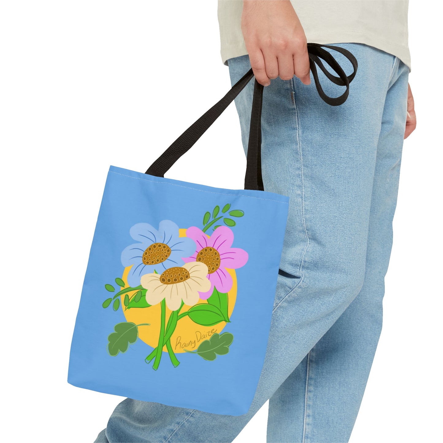 Cute Floral Tote Bag