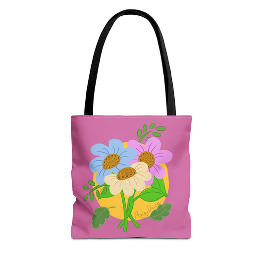 Artsy Floral Tote Bag