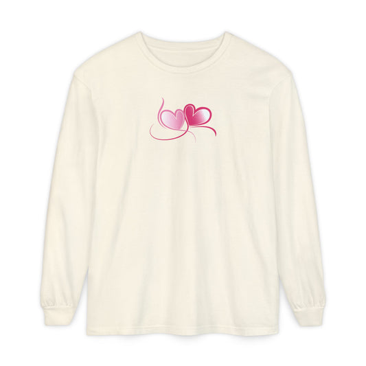Twin Hearts Women's Long Sleeve Pajama Top
