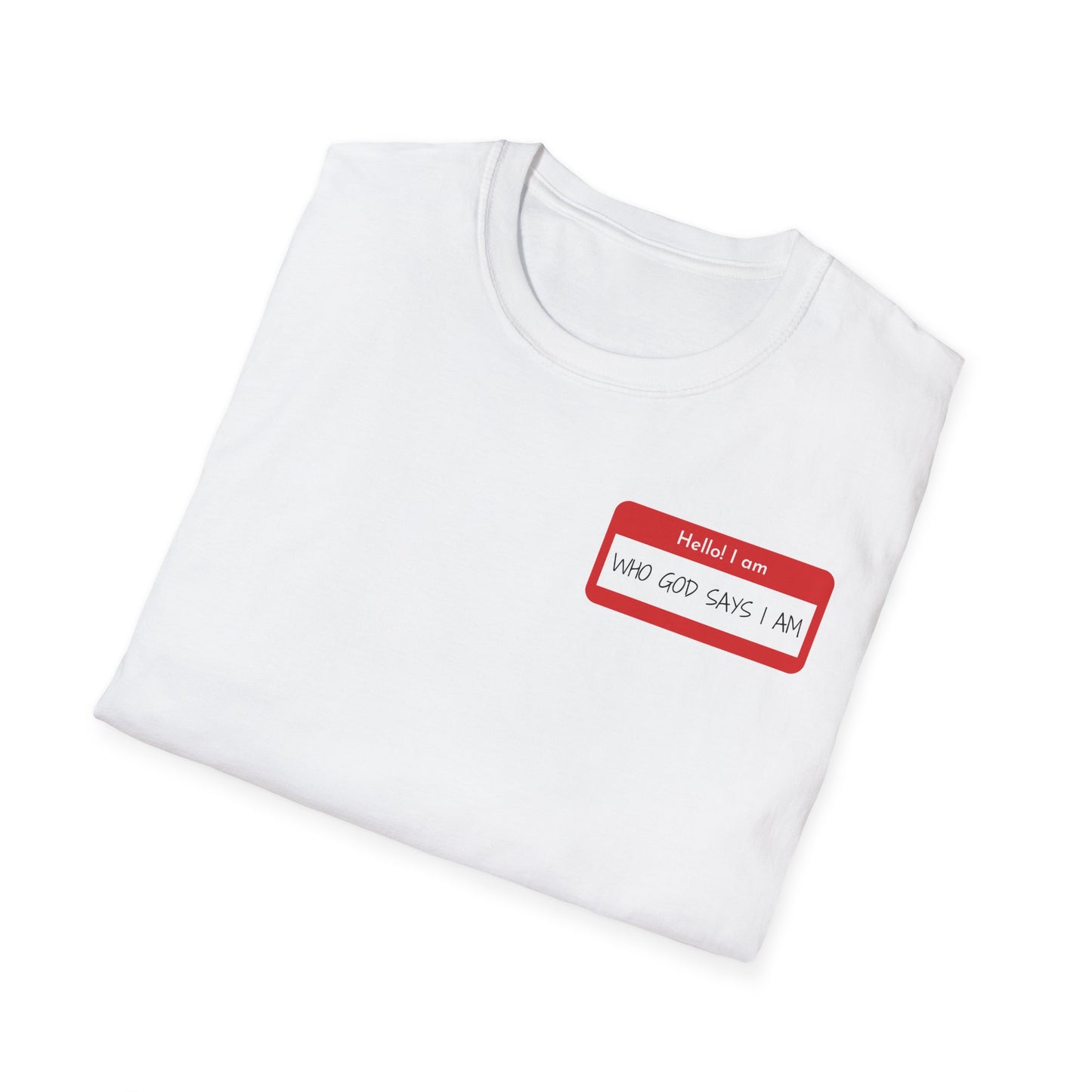 Men's Personalized Icebreaker T-Shirt - Who God Says I Am