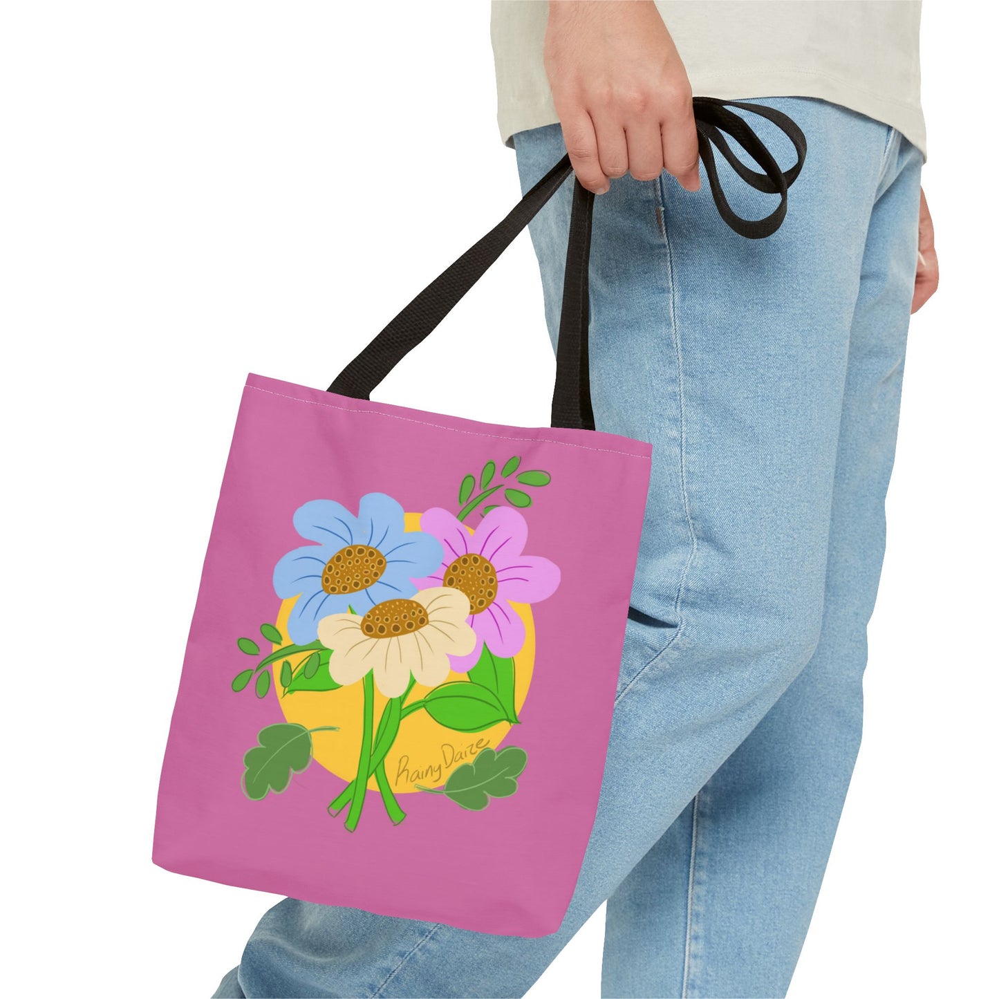 Artsy Floral Tote Bag