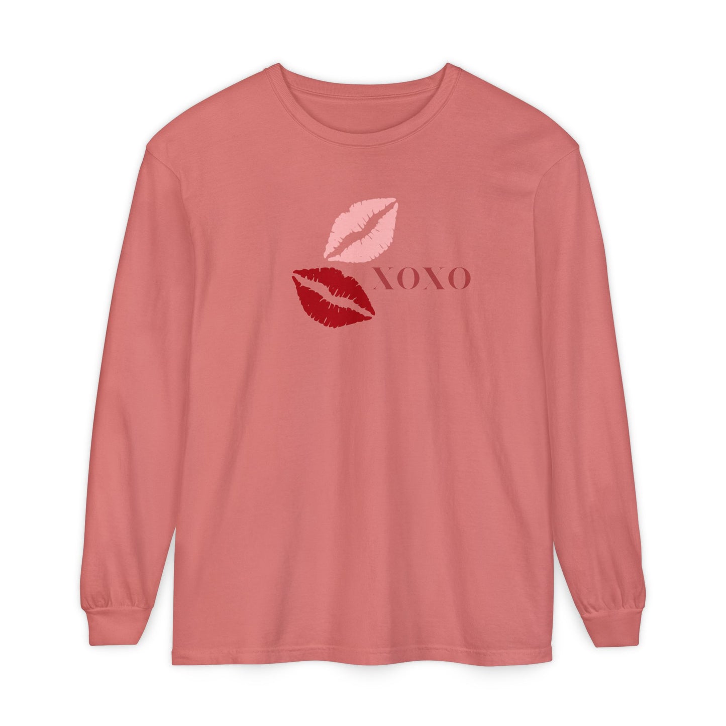 Hugs and Kisses Women's Long Sleeve Pajama Top