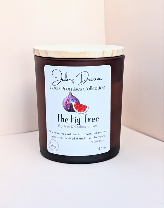 The Fig Tree Scented Candle with Bible Verse